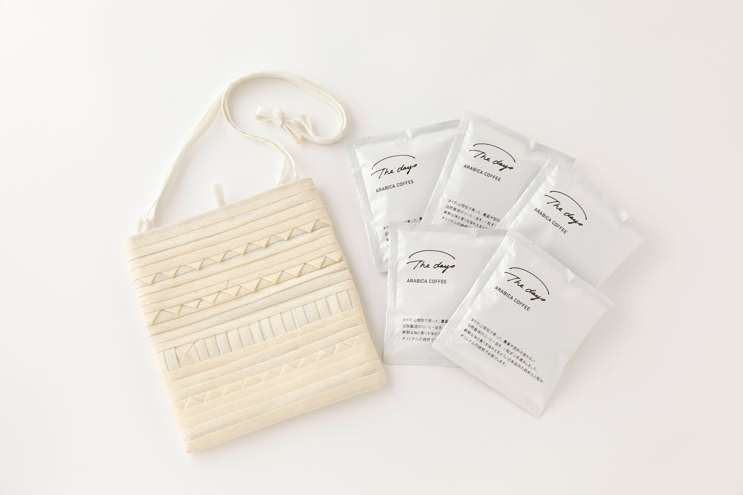 コーヒーバッグ（ホワイト）ドリップバッグ５包入り